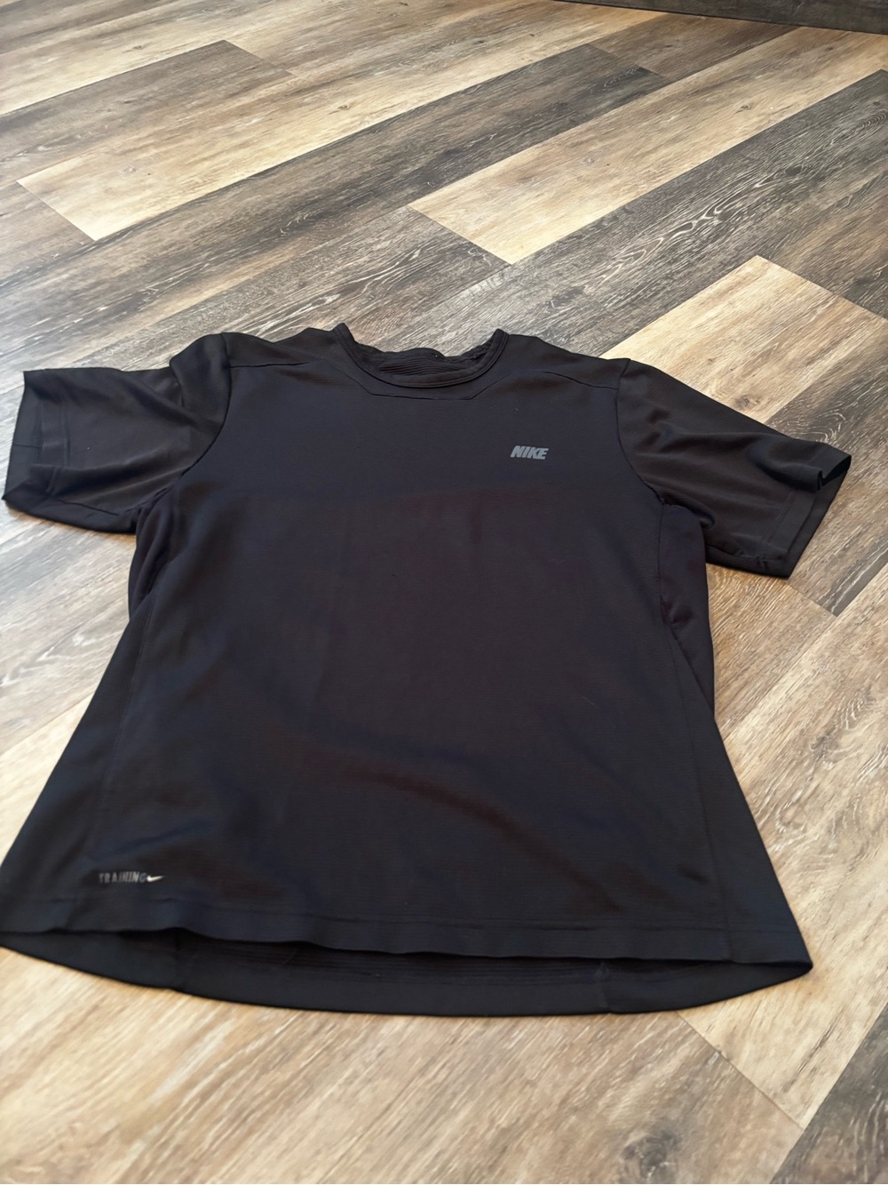 Nike Black Short-Sleeve Athletic Tee